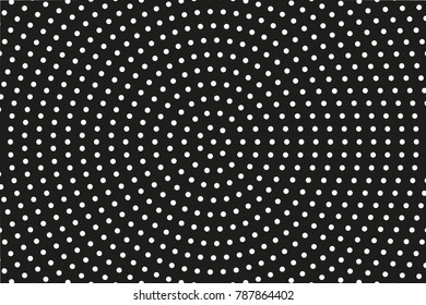 Halftone background. Digital gradient. Dotted pattern with circles, dots, point large scale. Design element for web banners, posters, cards, wallpapers, sites, panels. Black and white color