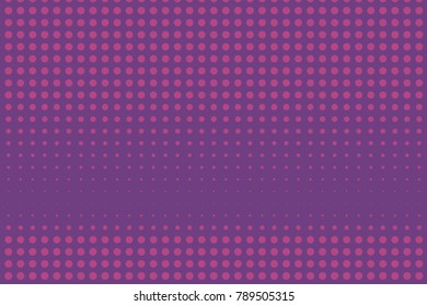 Halftone background. Digital gradient. Dotted pattern with circles, dots, point large scale. Design element for web banners, posters, cards, wallpapers, sites, panels. Purple, violet color