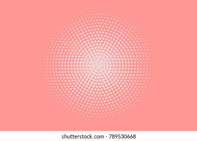 Halftone background. Digital gradient. Dotted pattern with circles, dots, point small scale. Design element for web banners, posters, cards, wallpapers, sites, panels. Pink color