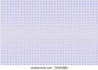 Halftone background. Digital gradient. Dotted pattern with circles, dots, point large scale. Design element for web banners, posters, cards, wallpapers, sites, panels. Violet color