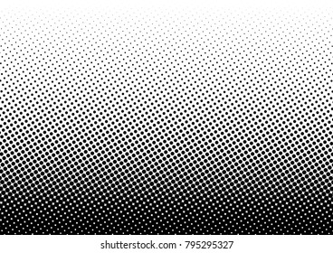 Halftone Background. Distressed Abstract Backdrop. Black and White Grunge Pattern. Fade Texture. Vector illustration