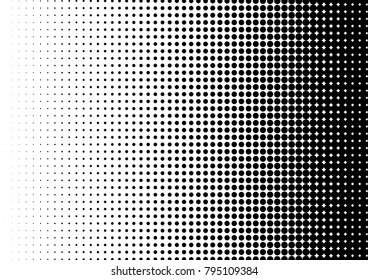 Halftone Background. Distressed Abstract Pattern. Points Dotted Backdrop. Black and White Fade Texture. Vector illustration