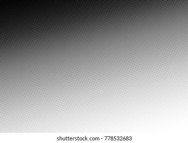Halftone Background. Distressed Pop-art Backdrop. Vintage Black and White Texture. Abstract Pattern. Vector illustration
