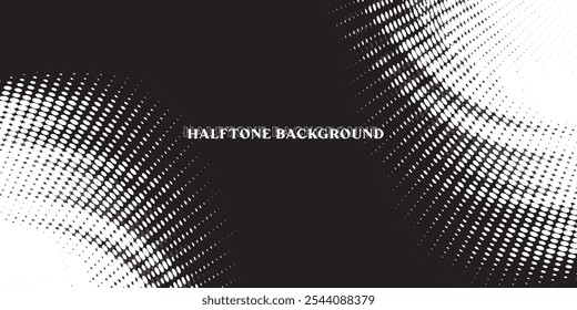 Fondo de semitono con puntos. Patrón de arte en estilo cómico. Textura colorida del punto. Ilustración vectorial