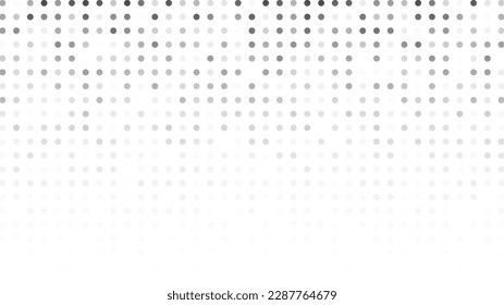 Halftone background with dots. Black and white pop art pattern in comic style. Monochrome dot texture. Vector illustration