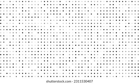 Halftone background with dots. Black and white pop art pattern in comic style. Monochrome dot texture. Vector illustration