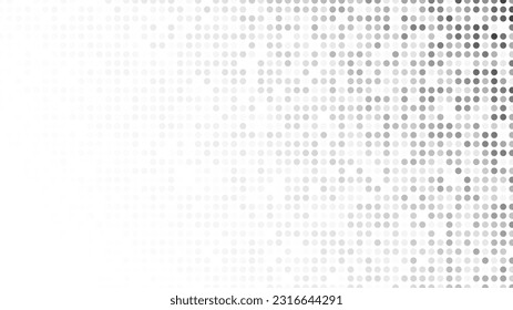 Halftone background with dots. Black and white pop art pattern in comic style. Monochrome dot texture. Vector illustration