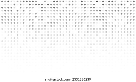 Halftone background with dots. Black and white pop art pattern in comic style. Monochrome dot texture. Vector illustration