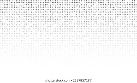 Halftone background with dots. Black and white pop art pattern in comic style. Monochrome dot texture. Vector illustration