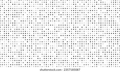 Halftone background with dots. Black and white pop art pattern in comic style. Monochrome dot texture. Vector illustration