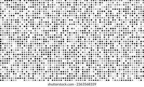 Halftone background with dots. Black and white pop art pattern in comic style. Monochrome dot texture. Vector illustration