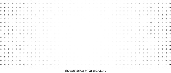 Halftone background with dots. Black and white pop art pattern in comic style. Monochrome dot texture. Vector illustration