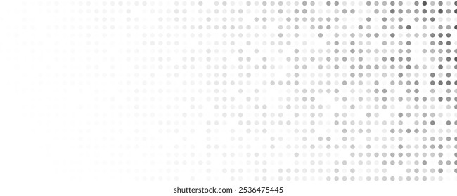 Halftone background with dots. Black and white pop art pattern in comic style. Monochrome dot texture. Vector illustration