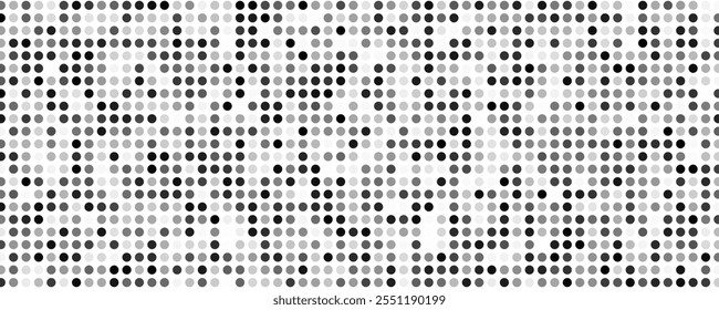 Halftone background with dots. Black and white pop art pattern in comic style. Monochrome dot texture. Vector illustration