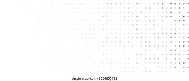 Halftone background with dots. Black and white pop art pattern in comic style. Monochrome dot texture. Vector illustration