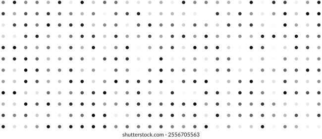 Halftone background with dots. Black and white pop art pattern in comic style. Monochrome dot texture. Vector illustration