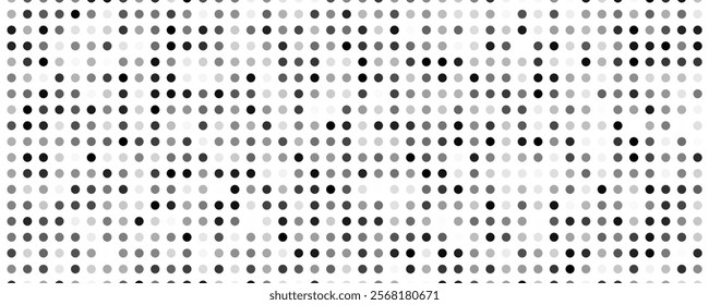 Halftone background with dots. Black and white pop art pattern in comic style. Monochrome dot texture. Vector illustration