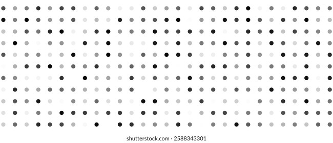 Halftone background with dots. Black and white pop art pattern in comic style. Monochrome dot texture. Vector illustration