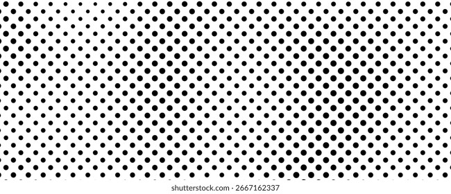 Halftone background with dots. Black and white pop art pattern in comic style. Monochrome dot texture. Vector illustration
