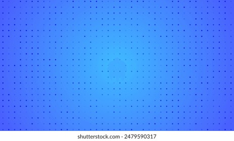 Halftone background with dots. Blue pop art pattern in comic style. Colorful dot texture. Vector illustration