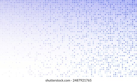 Halftone background with dots. Blue pop art pattern in comic style. Colorful dot texture. Vector illustration