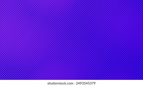 Arrière-plan demi-teint avec points. Motif de pop art bleu dans le style comique. Texture point coloré. illustration vectorielle 