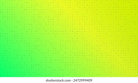 Fondo de semitonos con puntos. Patrón de arte pop verde en estilo cómico. Textura de punto colorido. Ilustración vectorial