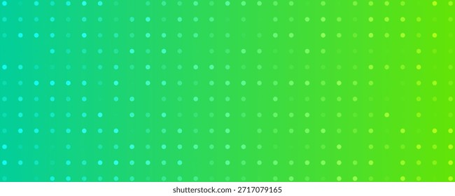Fondo de semitono con puntos. Patrón de arte pop verde en estilo cómico. Textura colorida del punto. Ilustración vectorial
