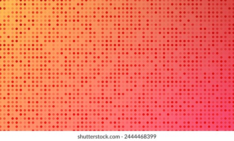Halftone background with dots. Orange pop art pattern in comic style. Colorful dot texture. Vector illustration