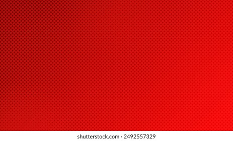 Arrière-plan demi-teint avec points. Motif de pop art rouge dans le style comique. Texture point coloré. illustration vectorielle 