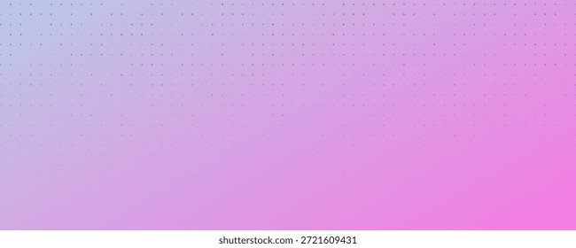 Fondo de semitono con puntos. Patrón de arte pop violeta en estilo cómico. Textura colorida del punto. Ilustración vectorial