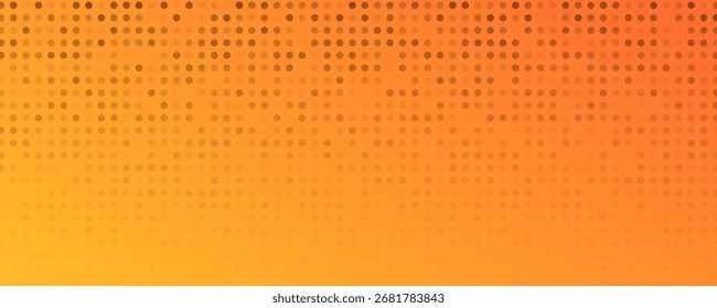 Halftone background with dots. Yellow pop art pattern in comic style. Colorful dot texture. Vector illustration