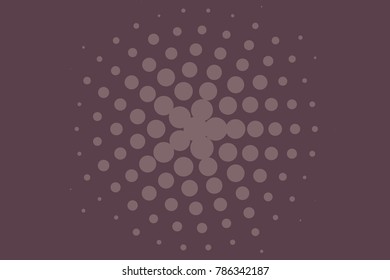 Halftone background. Dotted pattern with circles, dots, point large scale. Design element for web banners, posters, cards, wallpapers, sites. Burgundy, plum color
