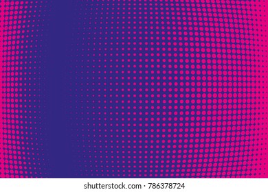 Halftone background. Dotted pattern with circles, dots, point large scale. Design element for web banners, posters, cards, wallpapers, sites. Purple, lilac color