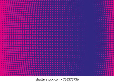Halftone background. Dotted pattern with circles, dots, point large scale. Design element for web banners, posters, cards, wallpapers, sites. Purple, lilac color