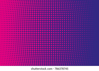 Halftone background. Dotted pattern with circles, dots, point large scale. Design element for web banners, posters, cards, wallpapers, sites. Purple, lilac color