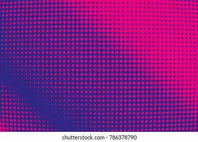 Halftone background. Dotted pattern with circles, dots, point large scale. Design element for web banners, posters, cards, wallpapers, sites. Purple, lilac color