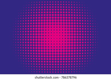 Halftone background. Dotted pattern with circles, dots, point large scale. Design element for web banners, posters, cards, wallpapers, sites. Purple, lilac color