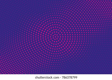 Halftone background. Dotted pattern with circles, dots, point large scale. Design element for web banners, posters, cards, wallpapers, sites. Purple, lilac color