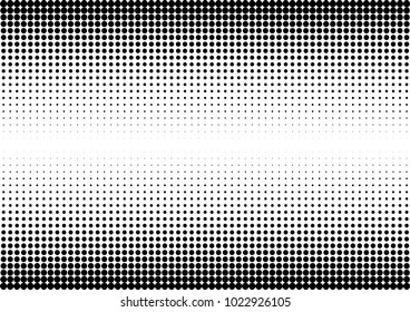 Halftone Background. Fade Backdrop. Modern Black and White Texture. Abstract Pop-art Pattern. Vector illustration
