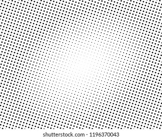 Halftone Background. Fade Dotted Overlay. Digital Gradient. Pop-art style. Grunge Backdrop. Modern futuristic Pattern. Abstract panel. Vector illustration