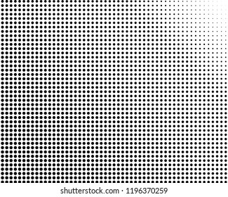 Halftone Background. Fade Dotted Overlay. Digital Gradient. Pop-art style. Grunge Backdrop. Modern futuristic Pattern. Abstract panel. Vector illustration