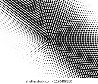 Halftone Background. Fade Dotted Overlay. Digital Gradient. Pop-art style. Grunge Backdrop. Modern futuristic Pattern. Abstract panel. Vector illustration
