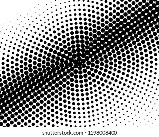 Halftone Background. Fade Dotted Overlay. Digital Gradient. Pop-art style. Grunge Backdrop. Modern futuristic Pattern. Abstract panel. Vector illustration