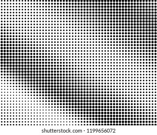 Halftone Background. Fade Dotted Overlay. Digital Gradient. Pop-art style. Grunge Backdrop. Modern futuristic Pattern. Abstract panel. Vector illustration
