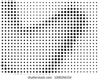 Halftone Background. Fade Dotted Overlay. Digital Gradient. Pop-art style. Grunge Backdrop. Modern futuristic Pattern. Abstract panel. Vector illustration
