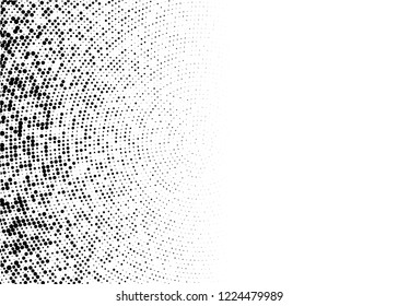 Halftone Background. Fade Dotted Overlay. Digital Gradient. Pop-art style. Grunge Backdrop. Modern futuristic Pattern. Abstract panel. Vector illustration
