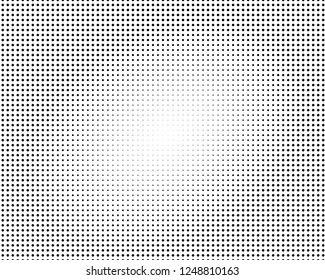 Halftone Background. Fade Dotted Overlay. Digital Gradient. Pop-art style. Grunge Backdrop. Modern futuristic Pattern. Abstract panel. Vector illustration