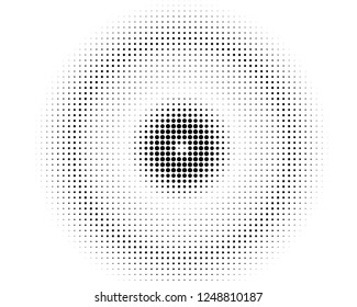 Halftone Background. Fade Dotted Overlay. Digital Gradient. Pop-art style. Grunge Backdrop. Modern futuristic Pattern. Abstract panel. Vector illustration