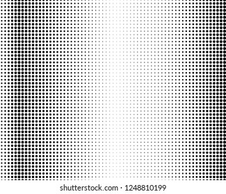 Halftone Background. Fade Dotted Overlay. Digital Gradient. Pop-art style. Grunge Backdrop. Modern futuristic Pattern. Abstract panel. Vector illustration